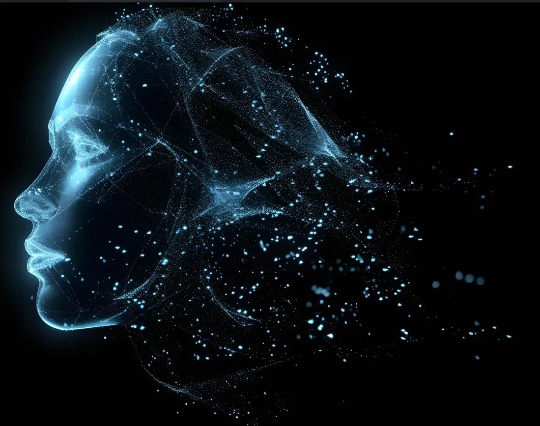 Cabeça holográfica IA – Solvairo Nurexa Coração Neural